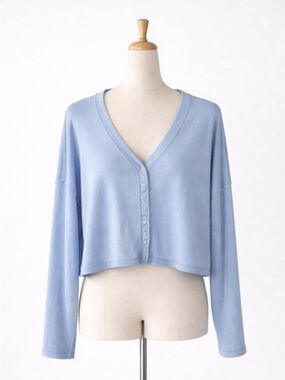 🌼 3/$15 Urban Outfitters Light Blue Soft Vneck Cardigan S